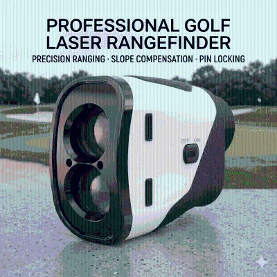 Smart Auto Horizon Calibration Golf Rangefinder Triangulation Mode Continuous Scan IP54 Waterproof Sports Range Finder