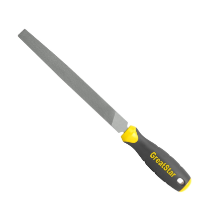 10" / 250mm FILE T12 Material Flat Files With ANTI SLIP Tri-color Handle