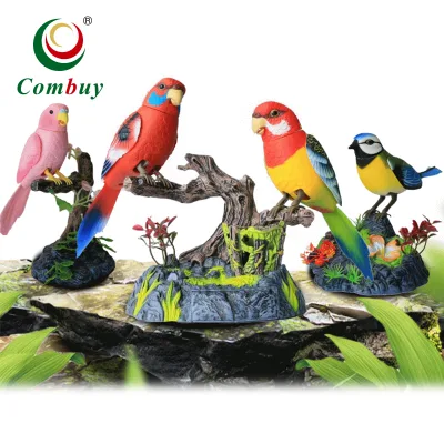 Voice Control Plastic Simulation Parrot Singing Bird Toys
