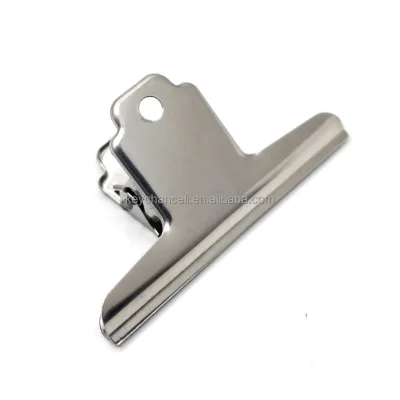 100mm 410 Stainless Steel Paper Clip Big Large Drawing Board Poster Clamp Flat Folder Binder Clip Metal Food Clip for Coffee Bag