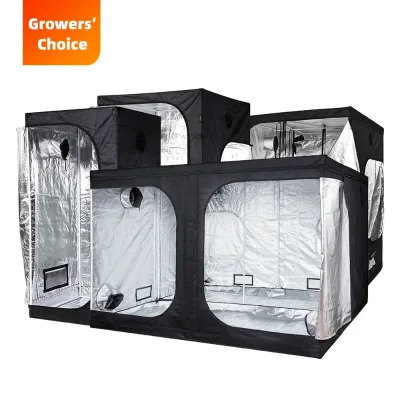 High Quality Black Mushroom for Indoor Metal Frame Nature Oxford Cloth 60x60x120cm Easily Assembled Kit