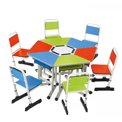 University Lab Biological Tables and Chair Wooden Laboratory Equipment Desk