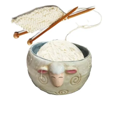 Make Your Own Ceramic Knitting Yarn Bowls,yarn Bowls Made of Pottery,yarn Bowl Pottery