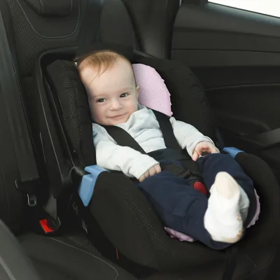 Removable 0-36 Months Suitable Polyester Fiber Baby Basket Safety Seat Cushion Set