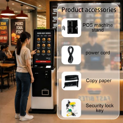Commercial Self Ordering Kiosk Plug and Play OEM ODM Custom Wholesale Factory Price for Supermarket Mall Juice Beverage Bar