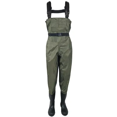 Factory Directly Supplies One-Piece PVC Fishing Waders Waterproof and Wear-Resistant for Outdoor Sea & Wild Duck Fishing