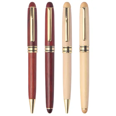 Office High Quality Promotional Wood Pen Custom Laser Engrave logo Pen