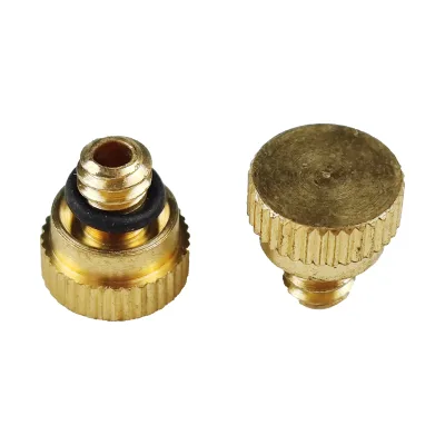 Brass End Plug 3/16'' Thread 10-24 UNC Connectors for Blocking Misting System Fog Machine High Pressure Fittings