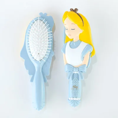 Wholesale Cinderella Cartoon Animation Cartoon Comb Children Comb Air Bag Comb Plastic Hairdressing Styling Stock