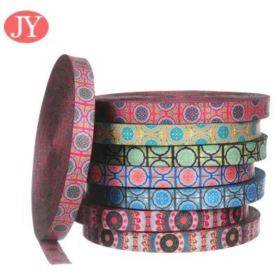 Sublimation Webbing Tape 20mm Soft Polyester Narrow Binding Tape Ethnic Style Binding Tape
