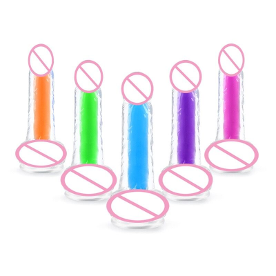 Realistic Dildo Glowing in the Dark Luminous Dildo for Women Sex Masturbation Strong Suction Cup Dildos