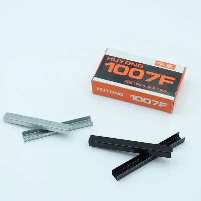 Hot Sales 22Ga Galvanized Staples in Black Color 1008F,1010F Use for Furniture and DIY