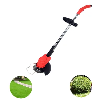 Efficient Lithium Battery Electric Lawn Mower Adjustable Nose Telescopic Handle for Industrial Crop Cutting Corner Weeds