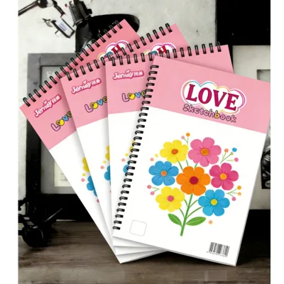 Custom Logo Sketchbook A4 A5 A6 Hardcover Drawing Pad Water Color Painting Diary With Sewing Binding