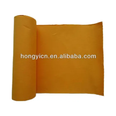 80%viscose 20%polyester Super Absorbent Orange Super Absorbent Shamwow Cloth Rolls