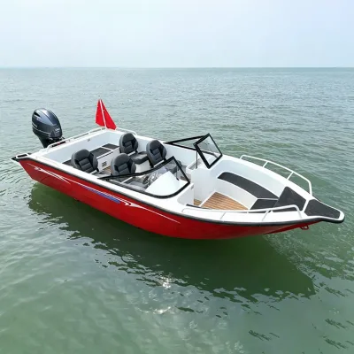 Newest Product 19 Feet / 5.8m Electric Motor Boat Yacht Aluminium Sport Racing Boat Without Trailer