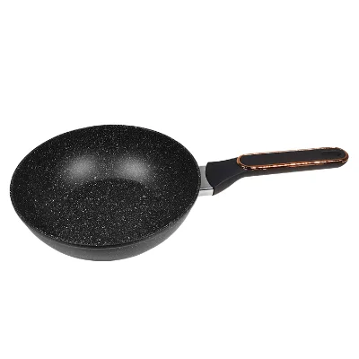 Classic Chinese Cooking Wok with Lid Metal Frying Pan and Soup Pot
