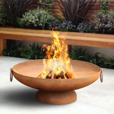 Outdoor Fire Pit Corten Steel Fire Bowl