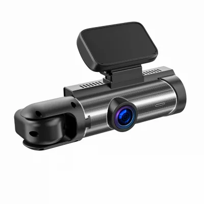 1080P Car Dash Cam Dual Lens Front Rear/Cabin DVR Night Vision Car Black Box G-Sensor Loop Recording 24h Monitoring