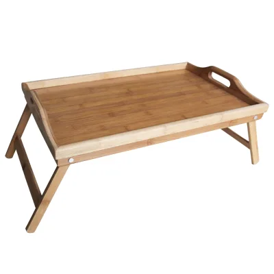 Bamboo Folding Laptop Writing Table