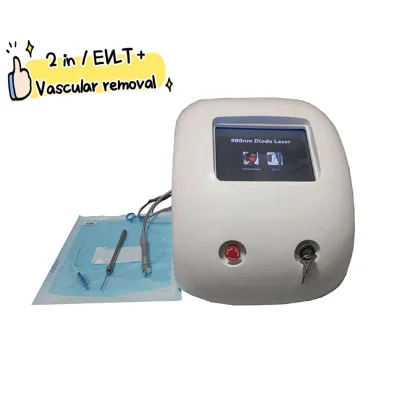 980nm Laser Veins Varicose Vascular Treatment Machine Spider Vein Removal Machine 2 in 1 Machine