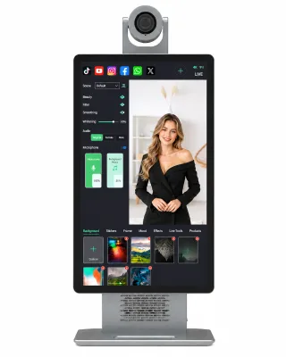 Smart Touch Screen 1080P TikTok Live Broadcast Equipment Digital Signage and Displays Live Broadcast Machine for Studio