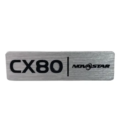 Wholesale Custom Etching Printing Aluminum Sticker Die-casting Sticker Metal