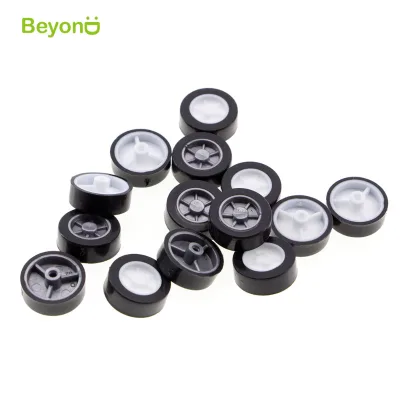 Toy Car Parts 14mm Small Solid Rubber Wheels for Toys