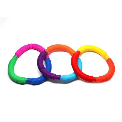 2cm 3cm Sensory Decompression Toys Mini Pop Push Fidget Tube for Children