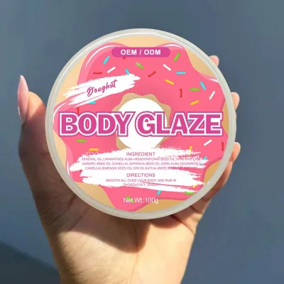 Luxury Fragrance Moisturizing Vegan Coconut Shea Butter Body Butter Female Bulk Wholesale Body Glaze Sample