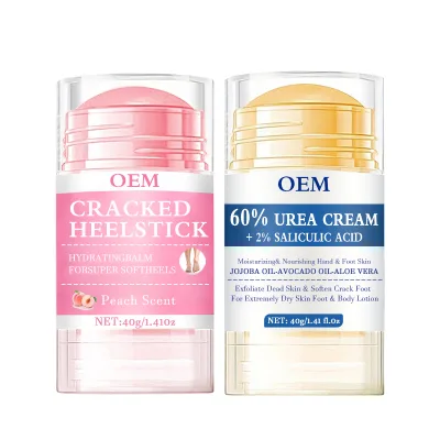 2026 New Exfoliating Foot Peel Mask Aloe Vera & Shea Butter Peach Scent Dead Skin & Callus Remover for Cracked Heels (40g)