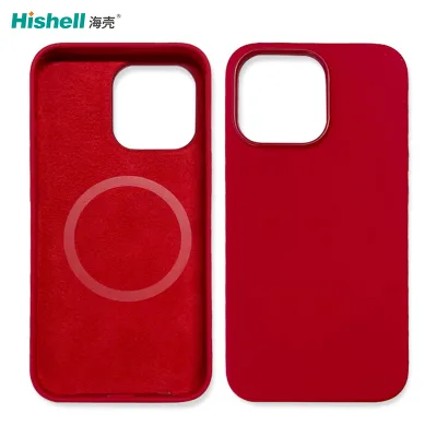 Luxury Liquid Silicone Case for 14/15/16/17 Series for Compatible Radium Carved Anti-Fingerprint Shockproof