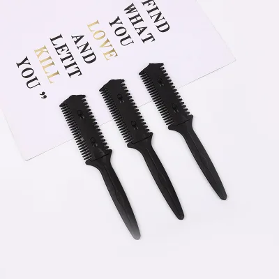 Wholesale Double-edged Facial Grooming Comb and Thinning Comb for Men, Used for Trimming and Shaving Stubble