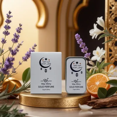 Islamic Solid Perfume 15g - Luxury Perfume with Lavender Scent Long-lasting Fragrance Portable for Travel Suitable for Unisex