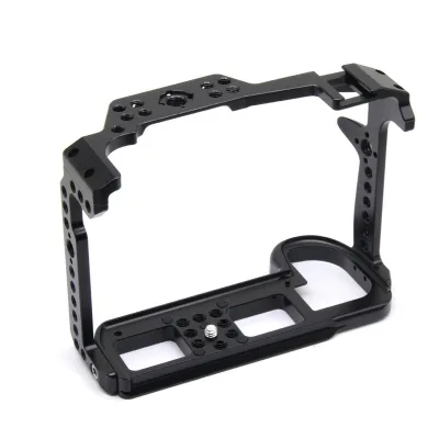 Camera Cage for S1/S1H/S1R Cameras - L-Shaped Vertical Stabilizer Quick Release Plate with Expansion Port