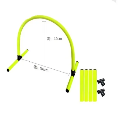 Factory Wholesale Arch-Shaped Soccer Goalposts PP Ground-Anchor Small Goals Agility Shooting Dribbling Training Equipment