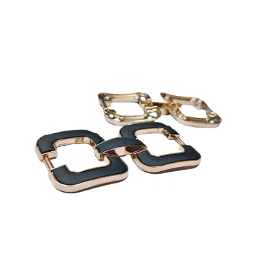 JQR Model 16058 Other Gold Dance Chain Zinc Alloy Buckle Shoe Hooks & Decorations
