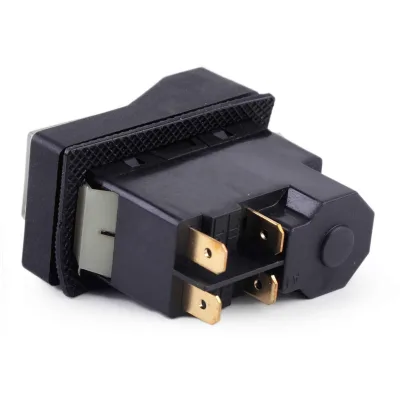 250V IP55 KLD28 4 Pin Start Stop on Off Volt Release Switch Fit for Workshop Machines