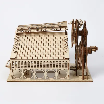 New Educational Toy Mechanical Model 3D Marble Run Wooden Jigsaw Puzzle