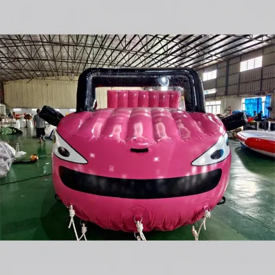 Factory OEM air Tight Inflatable Roadster Sports Car Vehicle Towable Water Sports Towable Boat
