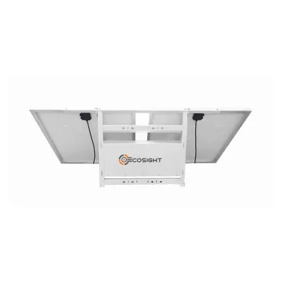 Ecosight ES-SP240120 Pro Outdoor Wireless Quick-Install 240W A+ Mono Solar Panel 120Ah Built-in BMS Heating Battery 365D*24H
