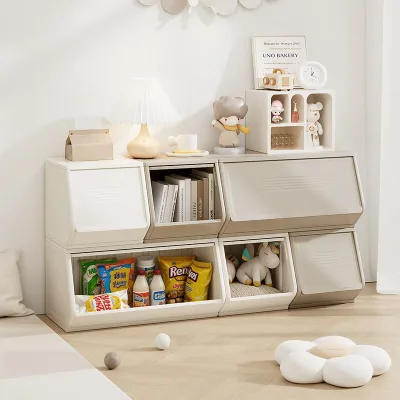 2025 New Design Free Combination Cabinets Storage Kids Cabinet Storage Bedroom Plastic Cabinet