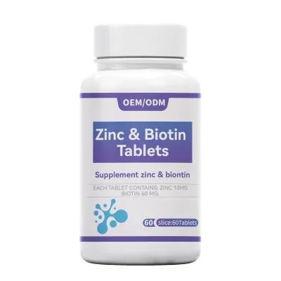 OEM Zinc Biotin Complex Vitamins Minerals Tablets for Hair Skin Nails Muscle Support Immune & Energy Metabolism Promotion