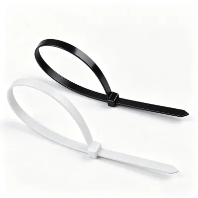 Factory Price Nylon 66 Self-Locking Heavy Duty Cable Ties | White/Black Bulk Pack for Wire Management