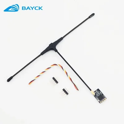 BAYCK ELRS 915MHz / 2.4GHz NANO ExpressLRS Receiver with T Type Antenna Support Wifi Upgrade for RC FPV Traversing Drones Parts