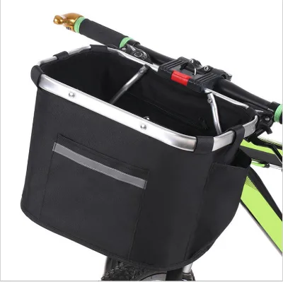 Bicycle Basket Front Frame Bag Pet Carrier Cycling Pouch Bike Pannier Baggage Holder