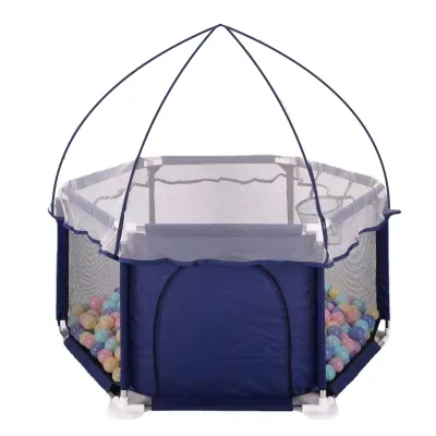 Kids Oxford Fabric Folding Indoor Cheap Fence Kids Play Kents Portable Babypen Playpens for Traveling Families