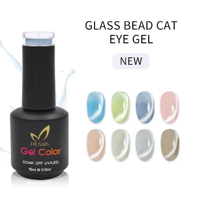 High Quality  Glass Cat Eye Gel Polish  Factory Wholesale Nail Polish  10ml 15ml 3 Step  Cat Eye Gel Polish