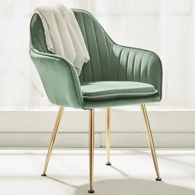 New Modern Upholstered Living Room Chairs Vanity Chair Comfortable Contemporary Makeup Chair