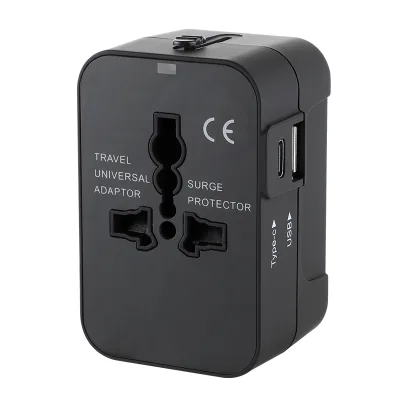 New Design Universal Travel Adaptor with Dual USB 1A Make Your Travel Easy Universal Travel Adapter